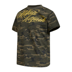 Omirad Camo Script Graphic T-Shirt