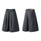 Omirad Belted Wide-Leg Short