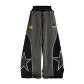 Omirad Star Panel Wide-Leg Sweatpants
