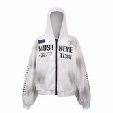 Omirad “Distressed Sport Zip Hoodie”