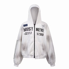 Omirad “Distressed Sport Zip Hoodie”