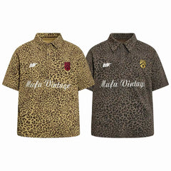 Omirad Leopard Vintage Polo Tee