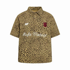 Omirad Leopard Vintage Polo Tee