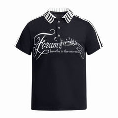 Omirad Music Script Polo Shirt