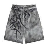 Omirad Tribal Spike Jorts
