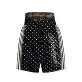 Omirad Polka Dot Camo Waist Shorts