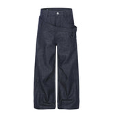 Omirad Layered Waist Wide-Leg Jeans