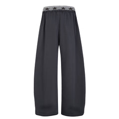 Omirad Star Patch Wide-Leg Sweatpants