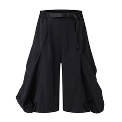 Omirad Draped Wide-Leg Shorts