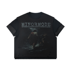 Omirad Distressed Layered Graphic Tee