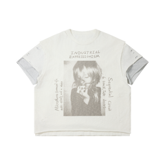 Omirad Layered Distressed Graphic Tee