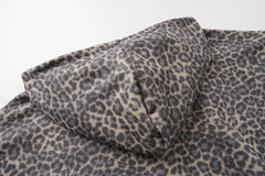 Omirad Studded Cross Cropped Zip Hoodie