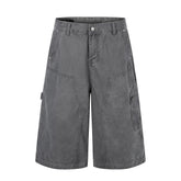 Omirad Vintage Utility Denim Shorts