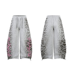 Omirad Leopard Fade Wide-Leg Sweatpants
