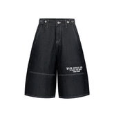 Omirad 404 Patchwork Denim Shorts