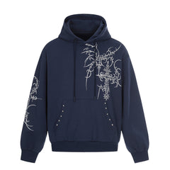 Omirad Gothic Cross Graphic Hoodie