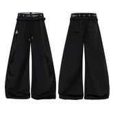 Omirad Layered Waist Wide-Leg Sweatpants