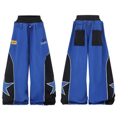 Omirad Star Panel Wide-Leg Sweatpants