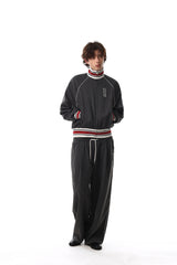 Omirad Pinstripe Track Zip Jacket