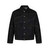 Omirad Curved Seam Denim Jacket