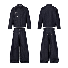 Omirad Buckle Detail Denim Jacket