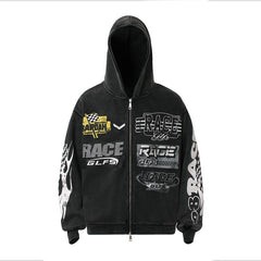 Omirad Racing Graphic Zip Hoodie