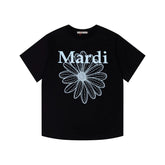 Mardi Daisy Print Summer Casual Cotton Tee Unisex