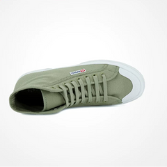 Superga Green High Top Unisex Casual Canvas Sneakers