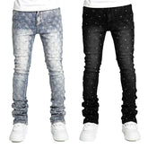 Men's Streetwear Casual Straight Leg Pure Cotton Jeans