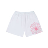 Mardi Flower Print Summer Casual Lounge Cotton Shorts