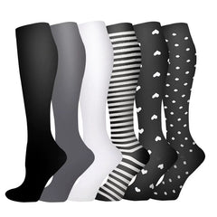 Unisex Compression Sports Socks Moisture Wicking Multi Pack