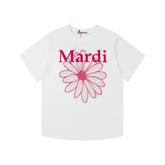 Mardi Daisy Print Summer Casual Cotton Tee Unisex
