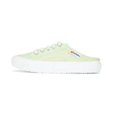 Superga Breathable Canvas Slip On Platform Mule Shoes