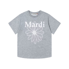 Mardi Daisy Print Summer Casual Cotton Tee Unisex