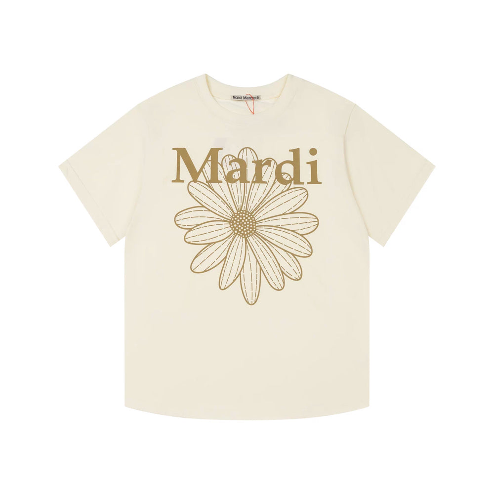 Mardi Daisy Print Summer Casual Cotton Tee Unisex