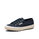 Superga White Canvas Sneakers Hidden Heel Platform Shoes