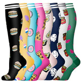 Unisex Compression Sports Socks Moisture Wicking Multi Pack