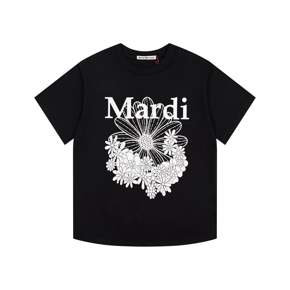 Mardi Daisy Print Summer Casual Cotton Tee Unisex