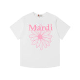 Mardi Daisy Print Summer Casual Cotton Tee Unisex