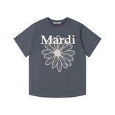 Mardi Daisy Print Summer Casual Cotton Tee Unisex