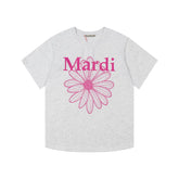 Mardi Daisy Print Summer Casual Cotton Tee Unisex