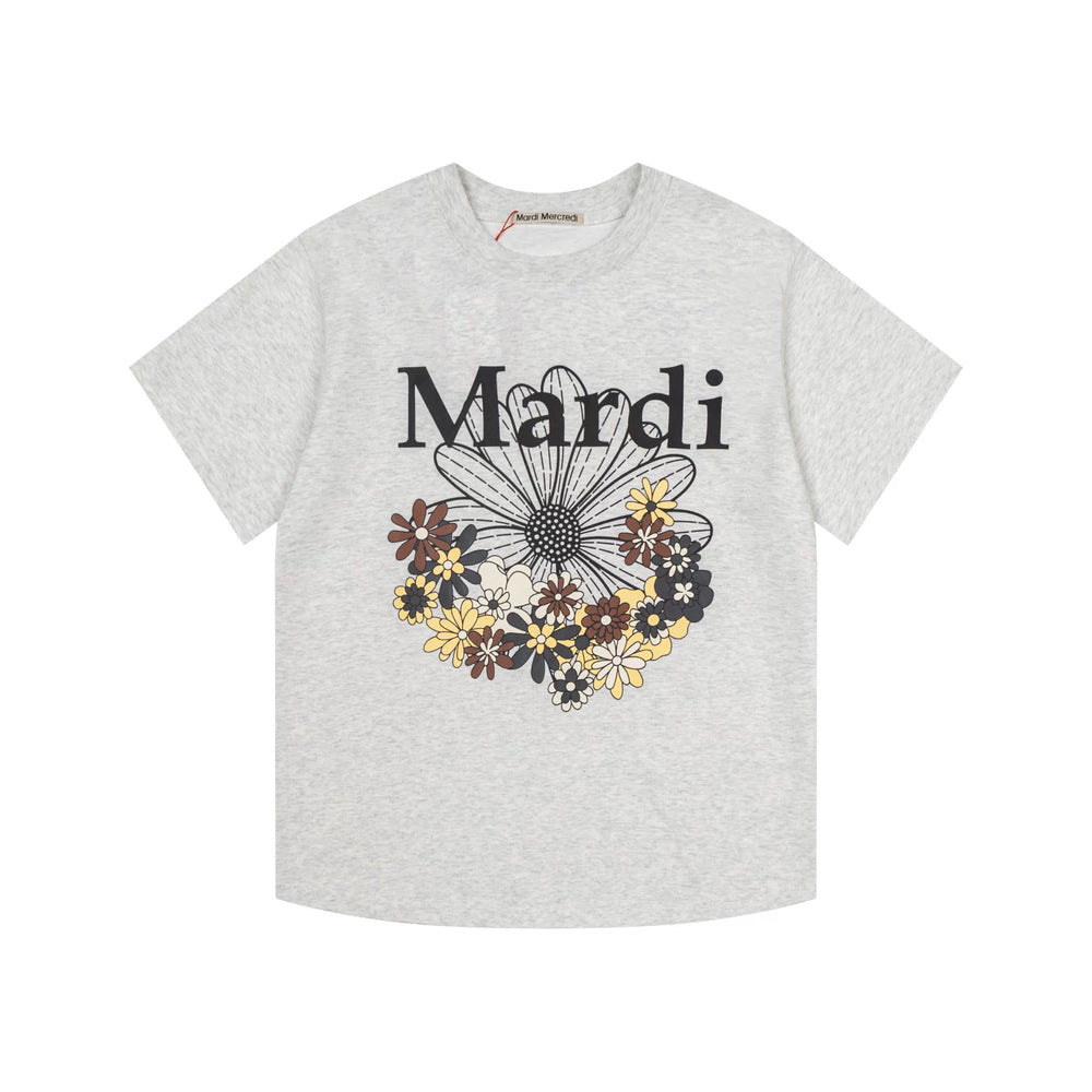 Mardi Daisy Print Summer Casual Cotton Tee Unisex