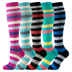 Unisex Compression Sports Socks Moisture Wicking Multi Pack