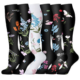 Unisex Compression Sports Socks Moisture Wicking Multi Pack