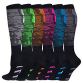 Unisex Compression Sports Socks Moisture Wicking Multi Pack