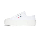 Superga Style Platform Canvas Chunky Low Top Sneakers