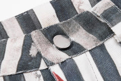 Omirad Layered Star Print Balloon Jeans