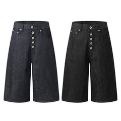 Omirad “Raw Button Denim Jorts”