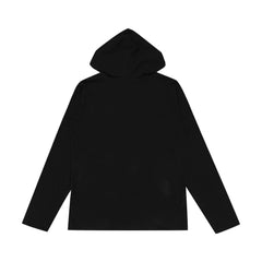 Omirad Gothic Logo Hooded Long Sleeve