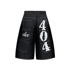 Omirad 404 Patchwork Denim Shorts